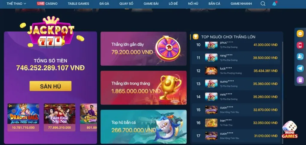 Hoàn trả Nổ Hũ 1bwm
